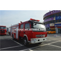 Dongfeng 5000liter tanque de água standard caminhão de incêndio dimensões